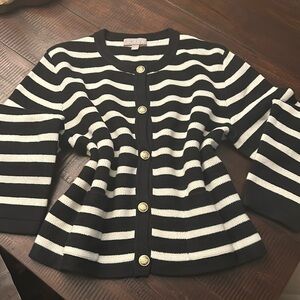 J Crew Lady Jacket in size Med with Gold Tone Buttons, New never worn